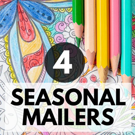 Homemade Holiday Mail Membership - 4 Seasonal Mailer Yearly Subscription