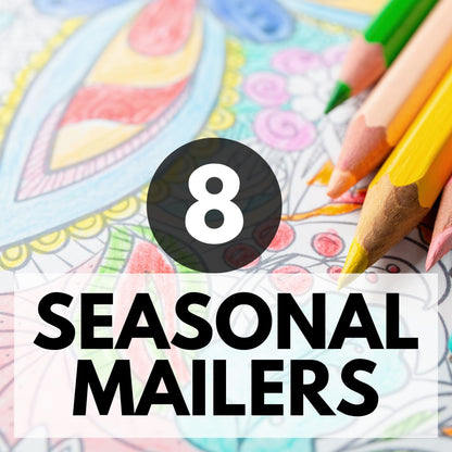 Homemade Holiday Mail Membership - 8 Seasonal Mailer Yearly Subscription